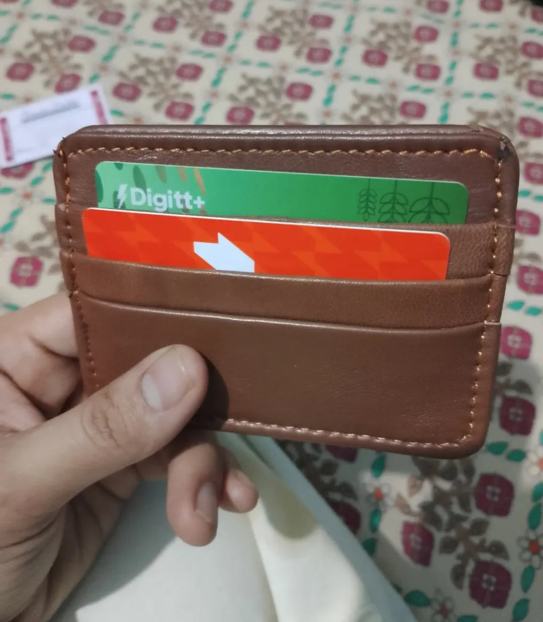 Slim Black Card Holder Wallet