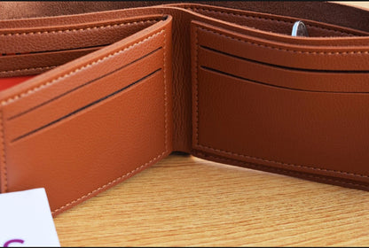 Classic Brown Snap Bifold Wallet