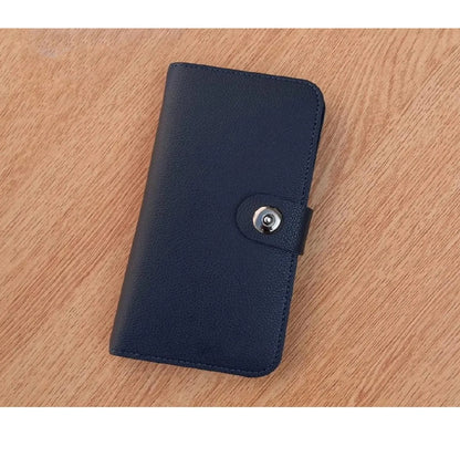 Premium Navy Long Wallet