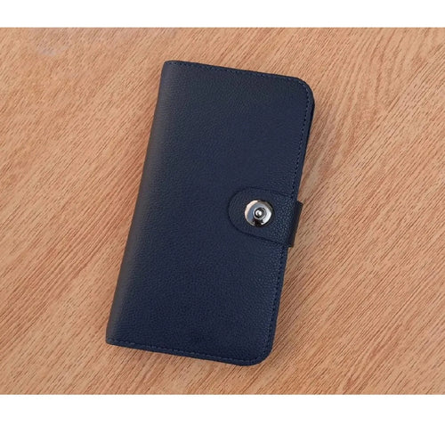 Premium Navy Long Wallet