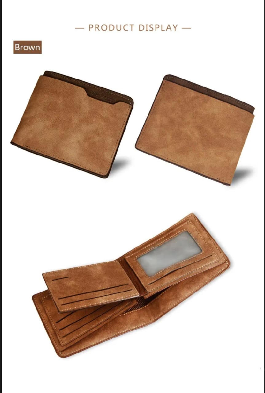 Vintage Brown Multi-Slot Wallet