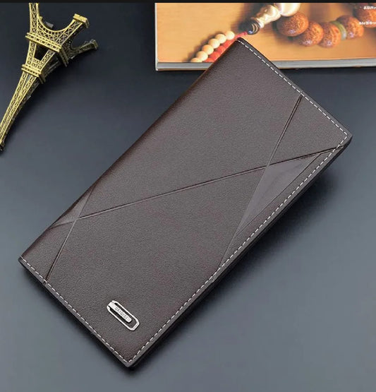 Executive Brown Long Wallet