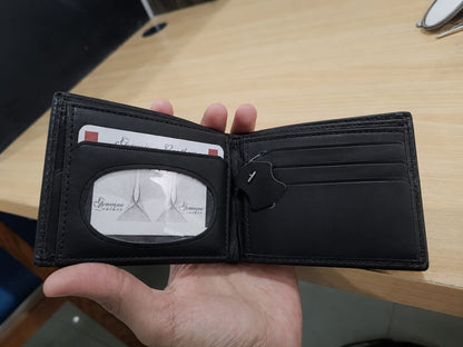 Premium Genuine Leather Bifold Wallet