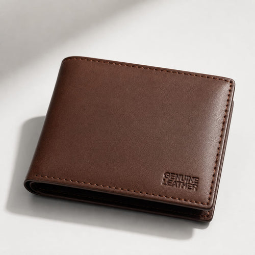 Premium Genuine Leather Bifold Wallet