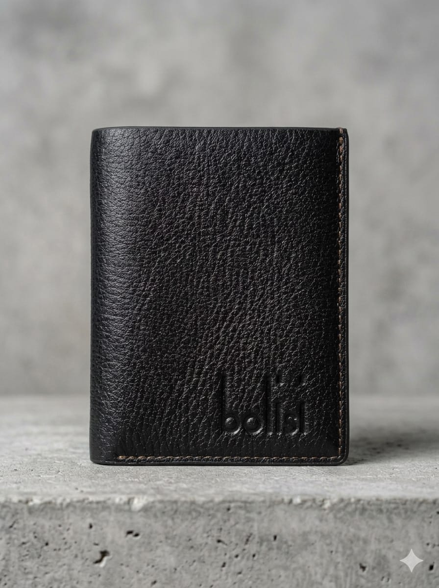 Classic Brown Leather Card Wallet