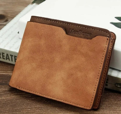 Vintage Brown Multi-Slot Wallet