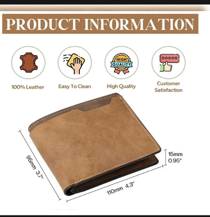 Vintage Brown Multi-Slot Wallet