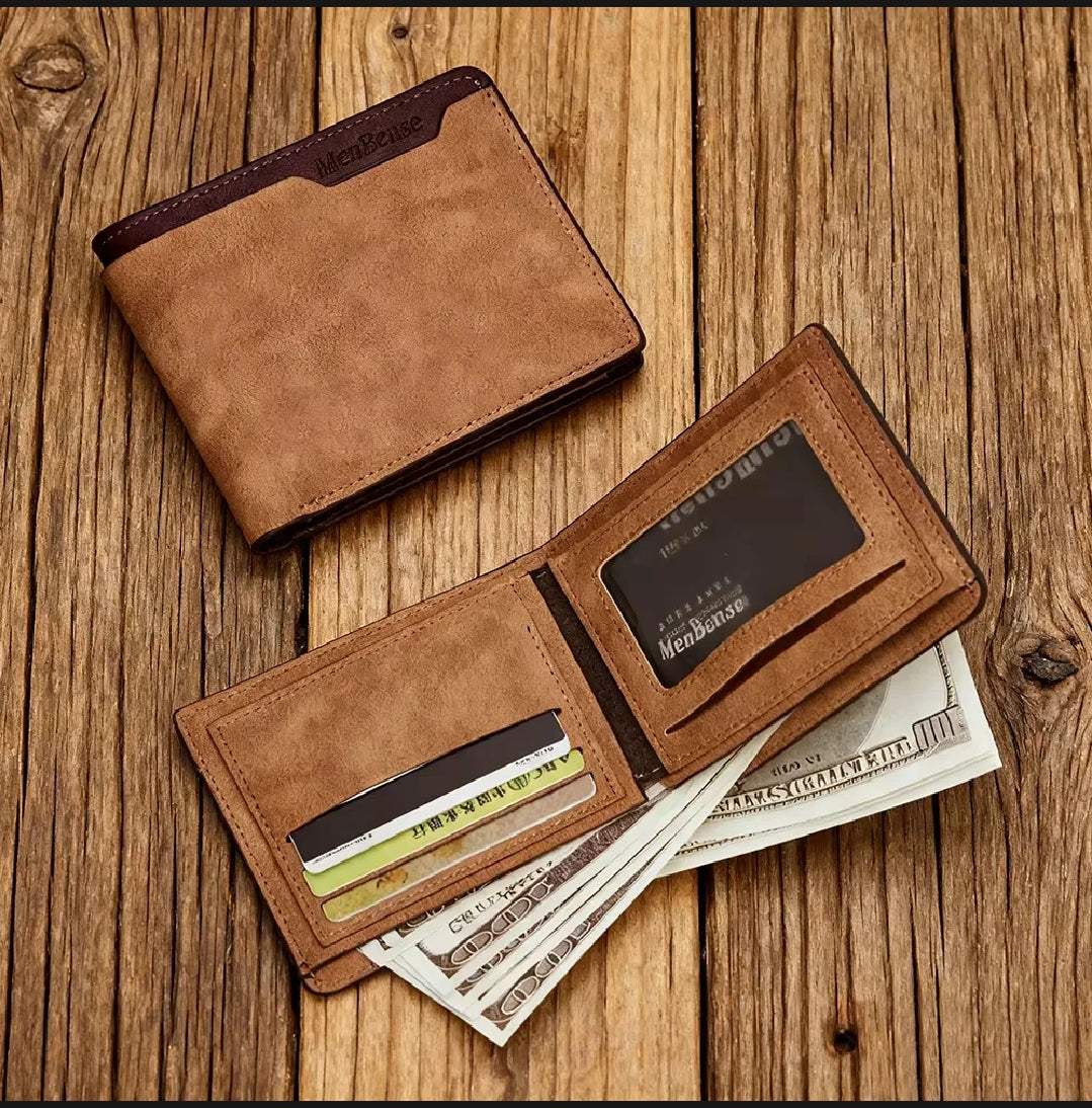Vintage Brown Multi-Slot Wallet